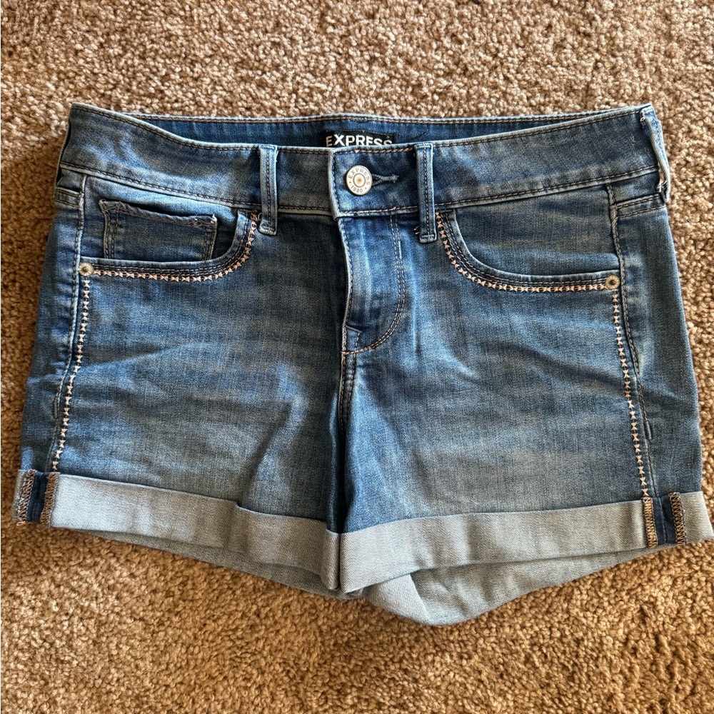Express denim shirts size 4 3inch length